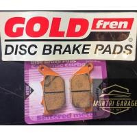 ราคา ผ้าเบรค GOLDFREN หน้า หลัง สำหรับใส่ Harley Davidson Sporster Iron883 04 13 XL1200 04 13 Forty Eight 10 13 Seventy Two 12 13 (20820671391)