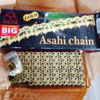 ราคา โซ่พระอาทิตย์ Asahi เบอร์428 สีทองมีโอริง (7911629111)