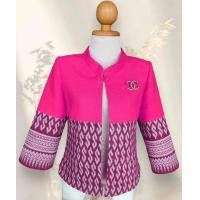 ราคา เสื้อพื้นเมือง เสื้อพื้นเมืองผ้าฝ้าย เสื้อคลุมผ้าไทย เสื้อลายขอ เสื้อพื้นเมืองใส่ทำงาน เสื้อพื้นเมืองผู้หญิง เสื้อสูทผ้าไทย (21043781716)