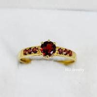 ราคา แหวนพลอยโกเมน Red Garnet ตัวแหวนเงินแท้ 92 5 รับประกันพลอยแท้ 100 จิวเวลรี่พลอยแท้จากจันทบุรี (18430678889)