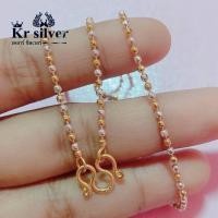 ราคา เงินแท้ 925 สร้อยคอเงินแท้สองกษัตริย์ ลายบอลตัด หนา 2 มิล (9753646729)