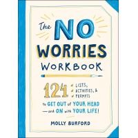 ราคา หนังสือใหม่ภาษาอังกฤษ The No Worries Workbook 124 Lists Activities and Prompts to Get Out of Your Head and on with Your Life Paperback (21321460963)