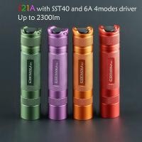 ราคา ไฟฉาย Convoy S21A หลอด sst40 2300LM สีแดง ม่วง ส้ม เขียว (20041053400)