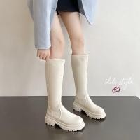 ราคา Idoli style รองเท้าบูทแนวเกาหลี รองเท้ายาว พร้อมส่งในไทย (17685925422)