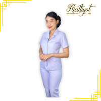 ราคา ชุดพยาบาลหญิงสำเร็จรูป ครบชุด ใส่ไม่ได้เปลี่ยนได้ แขนยาว แขนสั้น กางเกงและกระโปรง ผ้าวาเลนติโน่ (21421977505)