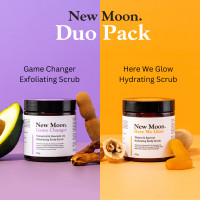 ราคา New Moon Duo Pack Here We Glow Game Changer Body Scrub สครับแพ็คคู่ มะขามอโวคาโด วอลนัทแอปริคอท (13529494727)
