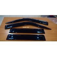 ราคา กันสาดรถยนต์ ไมตี้เอ็กซ์ TOYOTA HILUX MIGHTY X ปี 1992 สกรีนโลโก้ สีดำเข้ม (21392774329)