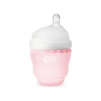ราคา ขวดนมซิลิโคน Olababy ขนาด 4 ออนซ์ พร้อมจุกสำหรับ 0 3 เดือน (2440466343)