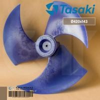 ราคา ใบพัดลมแอร์ TASAKI ใบพัดลมคอยล์ร้อนแอร์ ทาซากิ อะไหล่แอร์ ของแท้ศูนย์ Ø420x143 (20920417030)