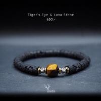 ราคา กำไลหิน ลาพิสลาซูลิ Lapis Lazuli และ ลาวาสโตน Lava Stone แท้ 100 ขนาด 6mm 10mm หินนำโชค หินมงคล หินเสริมดวง สร้อยข้อมือหิน (16159792263)