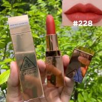 ราคา ลิปสติก 3CE เบอร์ 228 Red Seventies สีแดงอมน้ำตาล (21364020935)