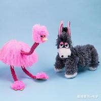 ราคา หุ่นเชิดเด็กแบบยกสายพิน Pinocchio ดึงสายนกกระจอกเทศทำด้วยมือลาทำเองตุ๊กตายัดนุ่นของเล่นเพื่อการศึกษาตุ๊กตาหุ่น (11402956498)