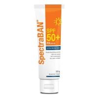 SpectraBAN Anti UVA - UVB SPF60 PA+++ Sunscreen Cream 100g (สเปคตร้าแบน แอนตี้ ยูวีเอ-ยูวีบี ผลิตภัณฑ์ป้องกันแดด สำหรับหน้าและผิวกาย เอสพีเอฟ60 พีเอ+++ 100 กรัม)