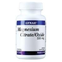 ราคา LYNAE Magnesium Citrate Oxide 330 mg 60 Tablets (21399616928)