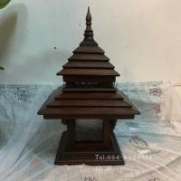 ราคา โคมไฟไม้สัก โคมไฟหัวเสา โคมไฟสนาม งานไม้สักแท้ ขนาดของสินค้า 28x28x50cm (9673848479)