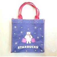 ราคา ของแท้ ส่งฟรี กระเป๋า Starbucks Christmas Tote 2021 ของแท้ 100 สินค้าหายาก (12326716297)