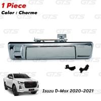 ราคา มือเปิดท้าย มือเปิดกระบะท้าย มีรูกล้อง สีโครเมียม สำหรับ Isuzu D Max Dmax Spark CabHi LanderV Cross ปี 2002 2003 (16948566130)