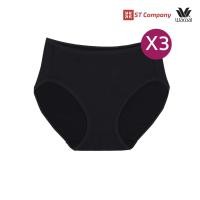 ราคา Wacoal Half Panty กางเกงใน แบบครึ่งตัว 3 ตัว สีดำ BL รุ่น WU3287 ทรงบิกินี่ ขอบเรียบ Bikini วาโก้ ผู้หญิง กางเกงในผู้หญิง ไซส์ใหญ่ XL XXL 3XL 4XL ใหญ่ ตัวใหญ่ (9087013378)