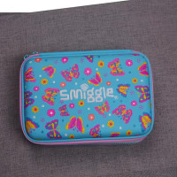 ราคา Mingxin Jia กล่องดินสอสองชั้นลายปลาฉลามสีน้ำเงิน smiggle ออสเตรเลียกล่องเครื่องเขียนนักเรียนของขวัญวันเด็กวันเด็ก (20706480675)
