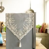 ราคา ผ้าคลุมตู้เย็นสไตล์ยุโรปผ้าคลุมเครื่องซักผ้าผ้าคลุมลูกไม้ปักลายผ้าคลุมโต๊ะอาหารตู้ทีวีผ้าคลุมอเนกประสงค์สไตล์อเมริกัน (18918168449)