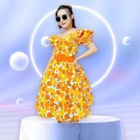 ราคา ชุดเดรสย้อนยุคพร้อมเข็มขัด ชุดทองกวาว งานลายดอก รุ่นดอกใหญ่ Freesize มีสุ่มในตัว (21055514289)