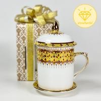 ราคา แก้วน้ำเบญจรงค์ แถมฟรีกล่องคละสีและโบว์ เบญจรงค์ ของรับไหว้ ของขวัญปีใหม่ ที่ระลึกเกษียณอายุ (21256979300)