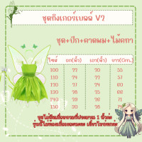 ราคา พร้อมส่งในไทย ชุดแฟนซีทิงเกอร์เบลล์ Tinkerbell ปีเตอร์แพน Peterpan ส่งสินค้าไวมากๆจ้าจาก กทม ไทยแลนด์ (21421938590)