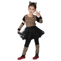 ราคา ชุด แฟนซี ลาย เสือดาว เสือ สำหรับเด็ก พร้อมส่ง Wild Leopard Tiger Dress Fancy Costume for Girl (19992309426)