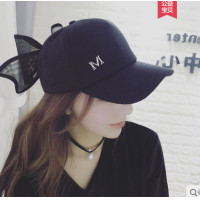 ราคา หมวกแก๊ปแมทช์ง่ายสไตล์เกาหลีฤดูร้อนสำหรับผู้หญิงหมวกกันแดดสำหรับผู้หญิงหมวกเบสบอลติดโบว์ M แบบเดียวกันกับโกโก้ (14764181275)