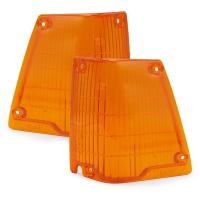 ราคา ฝาไฟเลี้ยว ฝาครอบไฟ ไฟเลี้ยว ข้างซ้าย ขวา 2 ชิ้น เลนส์สีส้ม สำหรับ Toyota Corolla KE70 KE72 KE75 TE71 TE72 ปี 1979 1987 (4561653000)