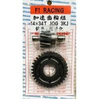 ราคา เฟืองท้ายYAMAHA JOG50 ยี่ห้อF1 (15586352555)