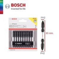 ราคา ดอกไขควงแฉก ดอกไขควง สองปลาย BOSCH impact 65 มม PH2 สีดำ แท้ 100 ดอกไขควงบอช (10766893731)
