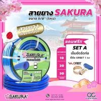 ราคา SAKURA สายยางสีฟ้า รดน้ำต้นไม้ ขนาด 5 หุน 5 8 ความยาว 10 20 30 เมตร เนื้อหนาเด้ง ไม่แข็งกรอบ ทนแรงดันสูงสุด 9 บาร์ (20745075475)
