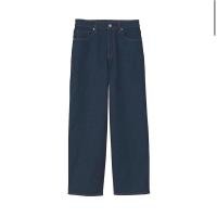 ราคา MUJI กางเกงยีนส์ ทรงขากว้าง MUJI WOMEN STRETCH DENIM RELAXED WIDE PANTS กางเกงผู้หญิง (19160348888)