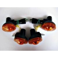 ราคา TURN SIGNAL INDICATOR WINKER SET 4 PCS Fit For YAMAHA MX XT DT100 DT125 XT250 ไฟเลี้ยวหน้า ไฟเลี้ยวหลัง บอดี้พลาสติก สีดำ 4 ดวง (2758324936)