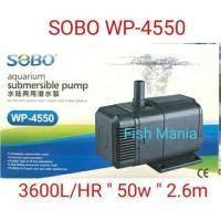 ราคา ปั๊มน้ำ SOBO WP 4550 ปั๊มน้ำตู้ปลา บ่อปลา ทำน้ำพุ ทำน้ำตก ระบบกรอง (19715149388)