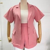ราคา Plus size ชุดเซ็ท2ชิ้น เสื้อเบลเซอร์แขนสั้น กางเกงขาสั้นสาวอวบ เสื้อผ้าแฟชั่นผู้หญิงอ้วน รุ่น ซ CEO Y12 (21385290547)