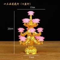 ราคา LED โคมไฟดอกบัวเก้าชิ้นหลากสีโคมไฟเปลี่ยนสีใช้ในบ้านแบตเตอรี่เสียบปลั๊กโคมไฟยาวเชิงเทียนไฟฟ้าโคมไฟดอกบัวเทียนไฟฟ้า (17357553222)