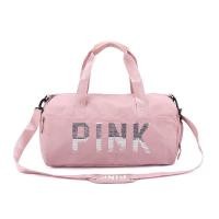 ราคา กระเป๋าเดินทาง Pink กระเป๋าฟิตเนต กระเป๋า ปักเลื่อม กระเป๋ากีฬา กระเป๋ายิม กระเป๋าผ้ากันน้ำกระเป๋าสะพายไหล่ (16793369990)