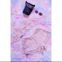 ราคา ชุดไปทะเลเซต2ชิ้นผ้าลูกไม้ ลายสวย เสื้อสายเดี่ยวผูกหลัง เสริมฟองน้ำ ผ้าลูกไม้ลายดอก มาพร้อมกางเกงขาสั้นเข้าชุดทรงสวย ใส่ชิวๆ อก30 38เอว24 30สะโพก34 36 สีขาว ครีม ดำ ราคาเซตละ 399 ชุดไปทะเล ชุดไปคาเฟ่ 