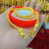 ราคา สร้อยคอ 2 3 บาท ลายเบนซ์หัวมังกร ความยาว 24 สวมหัวได้ แถมตะขอ2 (20949929880)