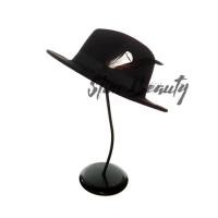 ราคา พร้อมส่ง ส่งฟรี หมวก หมวกปานามา ฟีโดร่า ขนนกสีขาวแดงเลือดหมู ขนาดปีก 6 5ซม Red and white feather panama fedora hat size 6 5cm (17019389075)