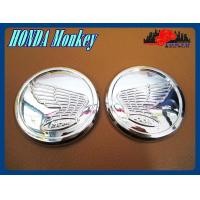 ราคา SIDE FUEL TANK ALUMINIUM SILVER EMBLEM SET PAIR for HONDA MONKEY โลโก้ฮอนด้า สัญลักษณ์ฮอนด้า อลูมิเนียม สีบรอนซ์เงิน พร้อมกาวติด (12131660500)