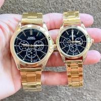 ราคา นาฬิกาคาสิโอคู่รัก หน้าปัดขนาด 40 30 มม สายเลท พร้อมกล่องคาสิโอ้ (20488819059)