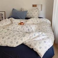 ราคา ผ้าปูที่นอน รัดขอบ รวมผ้านวม ลายดอกไม้ ลายดอกไม้เล็กๆ สไตล์วินเทจ Vintage Style ผ้านุ่มสบาย ซักง่ายแห้งเร็ว ขนาด 3 5 5 6 ฟุต (16922333559)