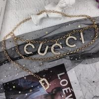 ราคา เครื่องประดับโซ่คาดเอวโลหะสไตล์ชาแนลสำหรับผู้หญิง INS โซ่ตัวอักษรประดับเข็มขัดกระโปรงโซ่กางเกงดูแพงสำหรับฤดูร้อน (14645880936)
