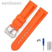 ราคา สายนาฬิกาข้อมือสายนาฬิกาข้อมือยางซิลิโคนของแท้ขนาด24มม 26มม 2023เหมาะสำหรับ Panerai ใต้น้ำ111 441สร้อยข้อมือยางซิลิโคนนุ่ม616 (19881058322)