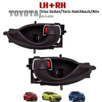 ราคา มือเปิดในประตู มือดึงในประตู มือจับใน ของแท้ สีดำ Toyota Vios SedanYaris HatchbackAtiv ปี 2013 20 (20309929525)