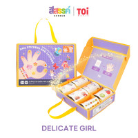 ราคา TOi สติ๊กเกอร์แทททูสำหรับเด็ก มาพร้อมสติ๊กเกอร์ติดเล็บ Nail Stickers and Tattoos for Kids Cute Non Toxic and Easy to Remove from TOi (19997537184)