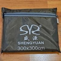 ราคา แผ่นปูรองพื้นเต็นท์ กราวชีท ทาร์ป ฟลายชีท flysheet Shengyuan 300x300 cm เคลือบ UV (21066798451)